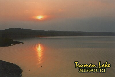 Truman Lake Largest Flood Control Lake Missouri Vintage Chrome Post Card