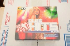 VARIOUS ARTISTS "NO 1 CLUB HITS" CD 4 DISC SET [NEW SEALED]