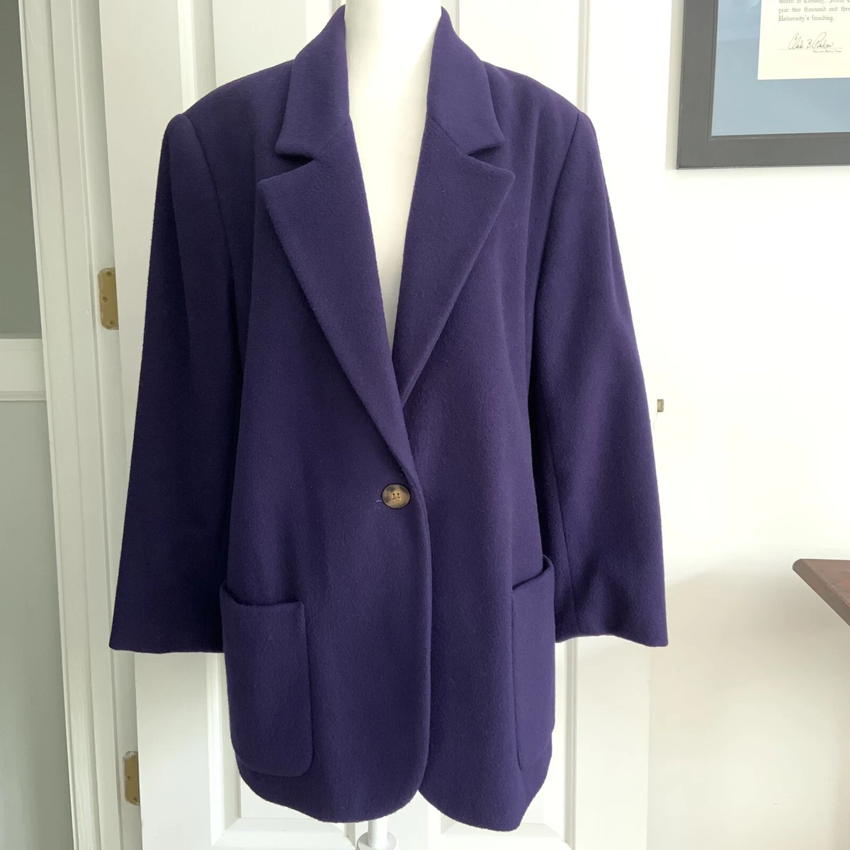 Purple peacoat women's sale