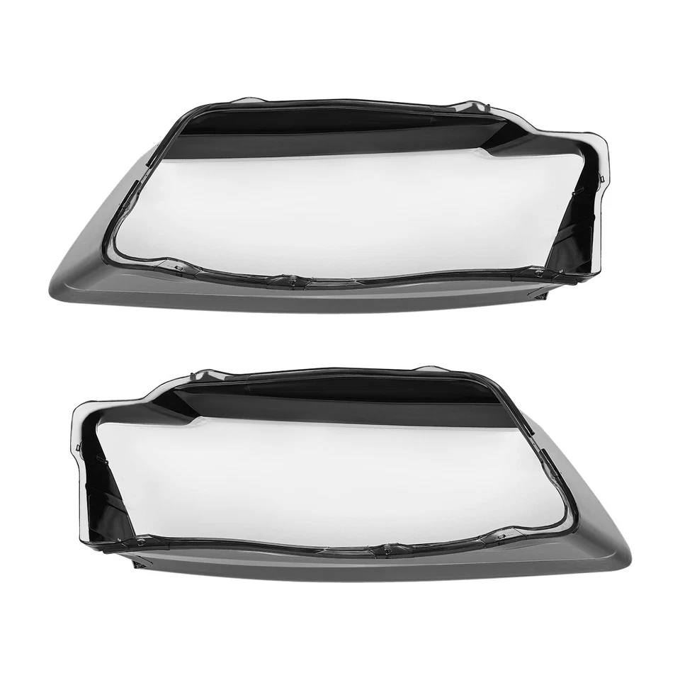 Pair Left+Right Side Headlamp Headlight Lens Covers For 2008-2012 Audi A5 S5 RS5 - Изображение 4 из 4