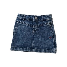 VTG Tommy Hilfiger Denim Skirt Size 2 Pockets Logo Jean