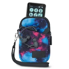 USA GEAR Neoprene MP3 Player Carrying Case - Belt Loop, Wrist Strap (Galaxy)