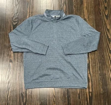 Johnnie O 1/4 Zip Pullover Men’s Large Heather Blue Polyester 