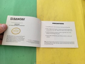 Dynowarz NES Original Manual No Game Nintendo