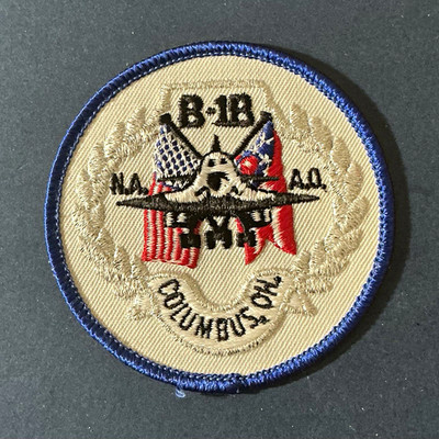 Rockwell B-1B Lancer bomber commemorative or morale patch.  1980 Vintage