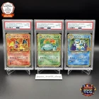 PSA10 25th Anniversary Charizard Blastoise Venusaur 001 002 003/025 Pokemon Card