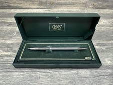 Vintage Cross Century Chrome Lustre 3502 Ballpoint Pen in Box