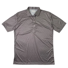 Collars & Co Shirt Mens L Large Dress Lightweight Moisture Wick Performance Polo