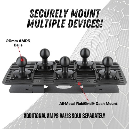 RubiGrid Metal Dash Mount Phone Holder Multi-Device Mount Compatible with 201... - Picture 2 of 7