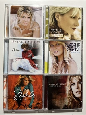 6 CD LOT NATALIE GRANT BELIEVE HURRICANE RELENTLESS DEEPER LIFE STRONGER AWAKEN