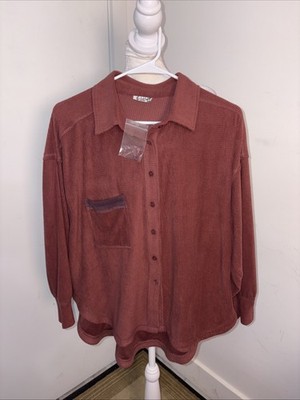 Free People 'Easy Going' waffle knit shacket