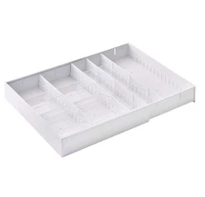 Yamazaki Home Tower Cutlery Drawer Organizer - Kitchen Silverware Utensil Storag