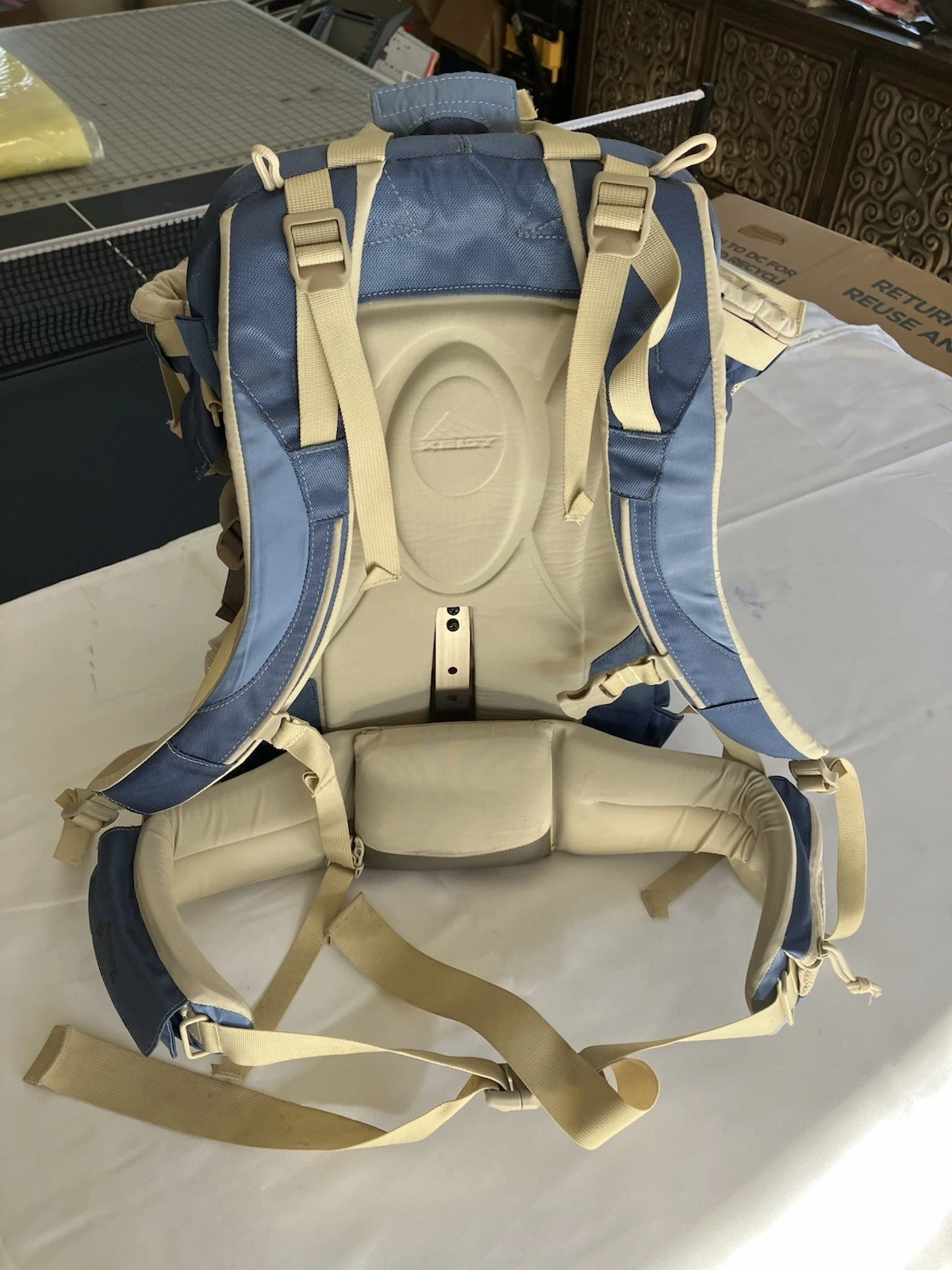 Kelty Kids 3.0 Transit Backpack Child Carrier, Blue & Beige Color,