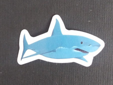 Fun Playful Colorful Shark Sticker 1.18" x 2" N 