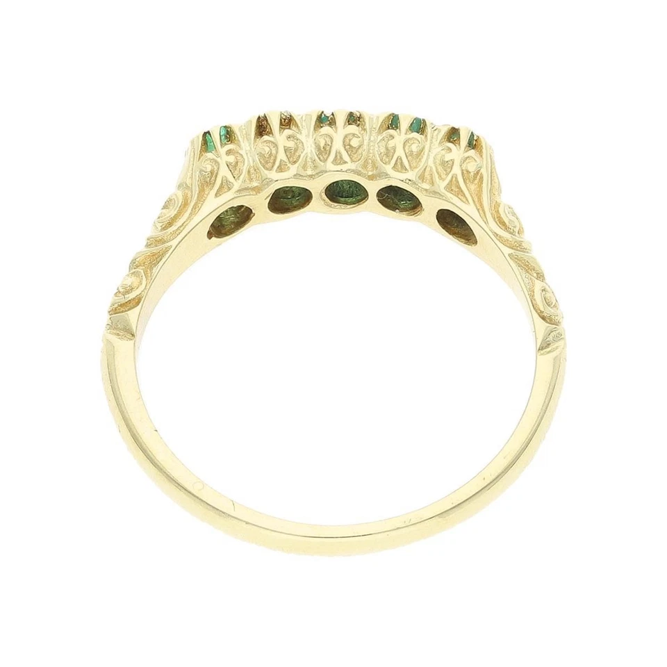 Smaragd Ring Gold 585 Second Hand, wie neu 25324845 getragen - Bild 2 von 3