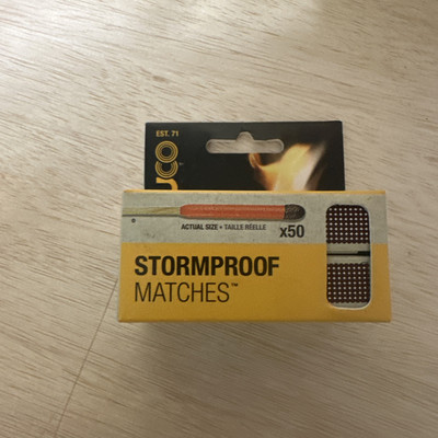 NEW  UCO Stormproof Matches 50 Total 15s Burn Windproof Waterproof 4XStrikers