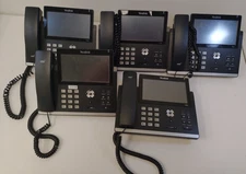LOT 5) Yealink SIP-T48S Gigabit IP Phone ONE MISSING BACK STAND NO AC