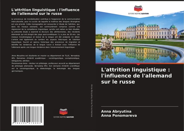 Anna Abryutina (U. A.) | L'attrition Linguistique : L'influence De L'allemand...-image