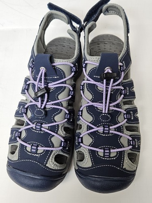 #ad #ad Khomba Women#x27;s 7 Roost Sandals Navy Blue Active Hiking Comfort Bed Water Shoes $14.99