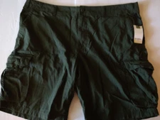 Goodfellow Shorts Men's 50x11 Green Cargo Pockets Casual Summer Fishing 