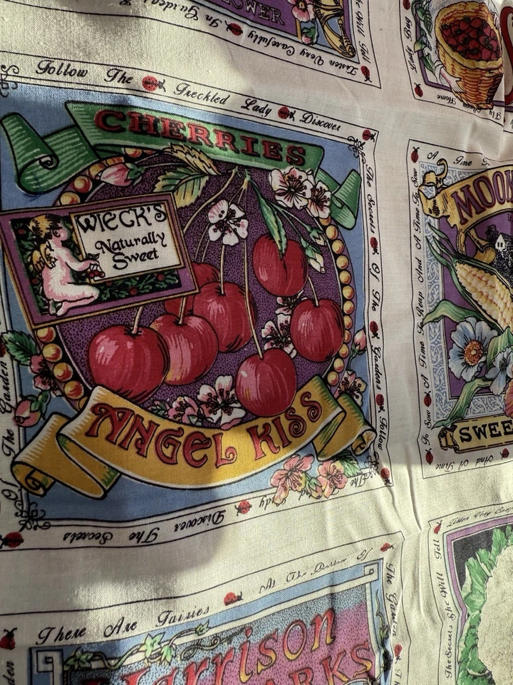 Joan Kessler Concord Fabric Secrets of the Garden Seed Pack 21” X 27” 27 Squares - Image 3 of 4