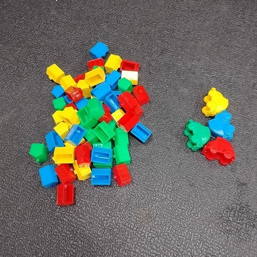 Vintage 1990 Monopoly Junior Jr. Parker Brothers Replacement Plastic Game Pieces