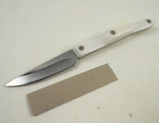 Cutco 4120 Paring Knife With White Pearl Handle & Protective Cover - EXCELLENT