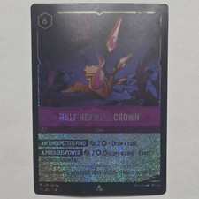 Disney Lorcana Half Hexwell Crown Item Cold Foil 223/204 Illumineers Quest ENG