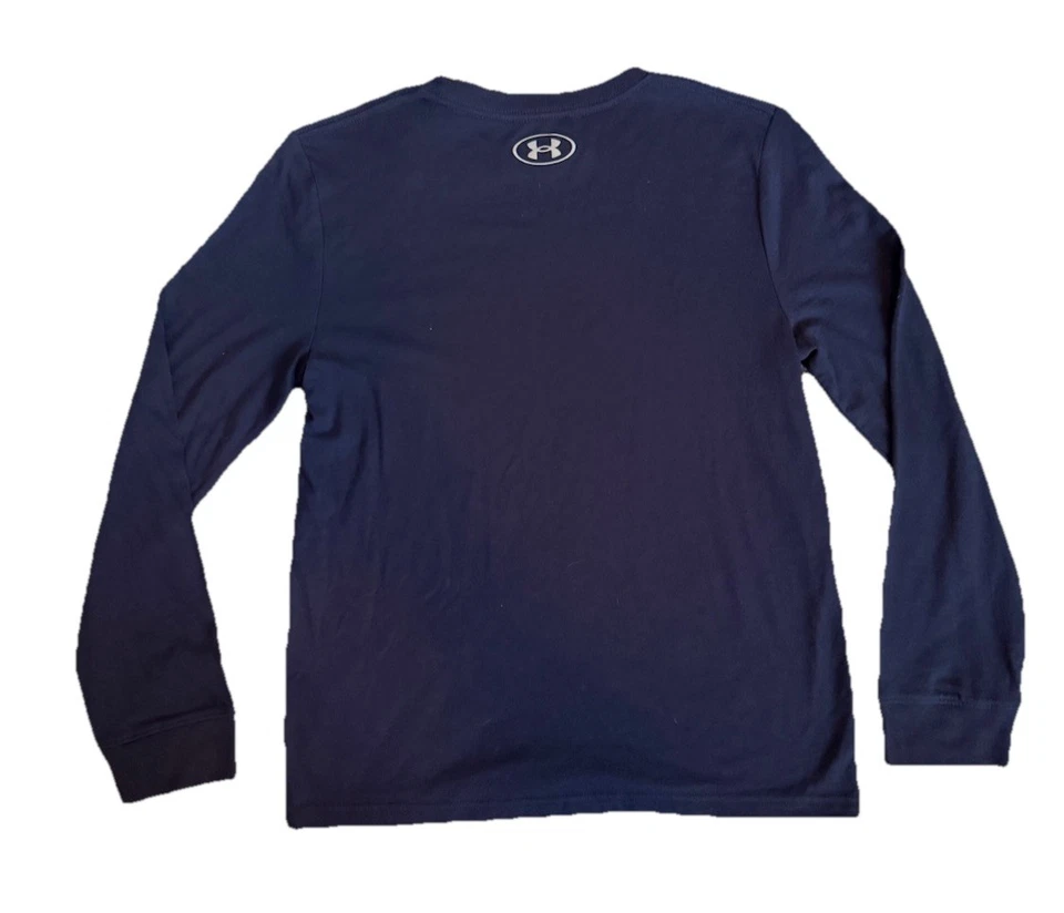 Молодежь большой Нотр-Дам лакросс длинным рукавом футболка новый с ярлыком под броню - Изображение 3 из 3