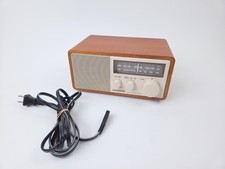 Sangean WR-11 AM/FM Tabletop Radio – Real Wood Cabinet – TESTED & Works
