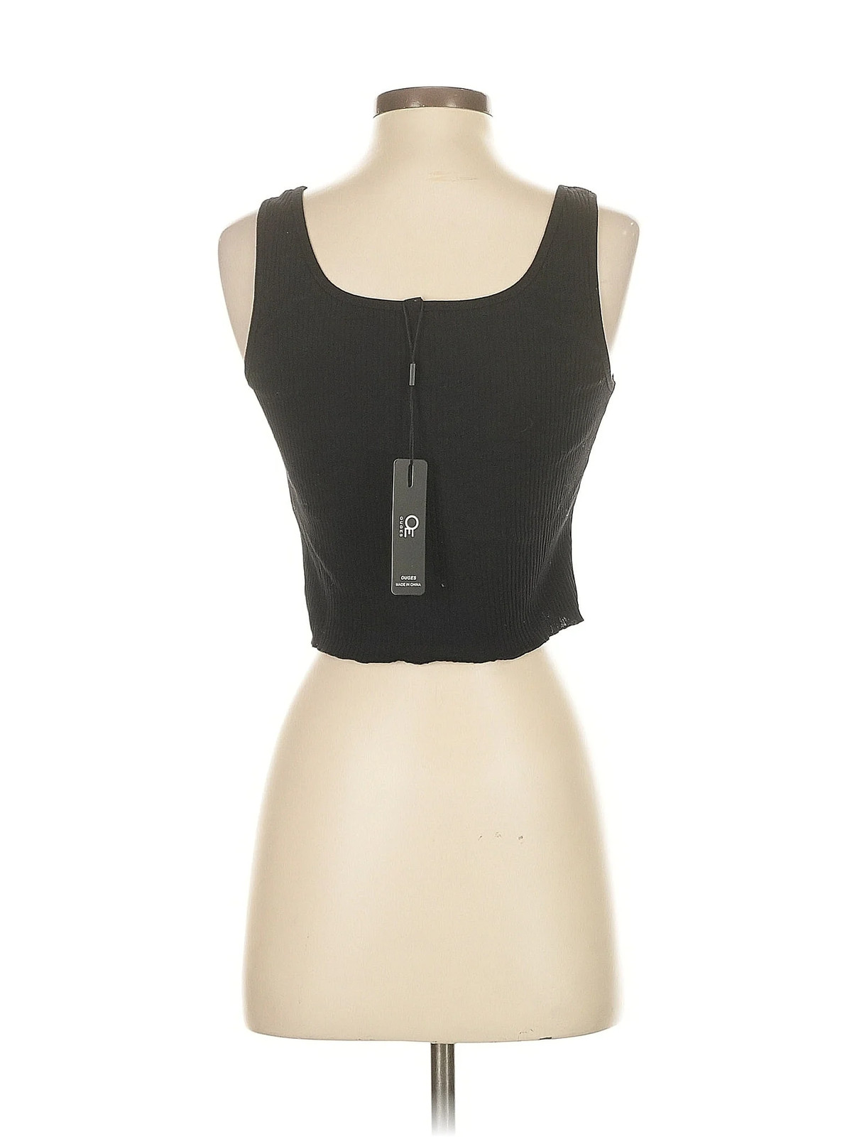 Ouges Women Black Tank Top S - image 2