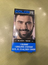 COLOR For Him - Black- Mustache Beard Hair Dye 0.5oz - 5 Minute Color