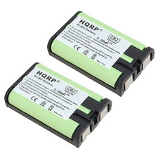 2x HQRP Téléphone Piles pour Panasonic KX-TGA301 KX-TGA351 KX-TGA600 KX-TGA600B