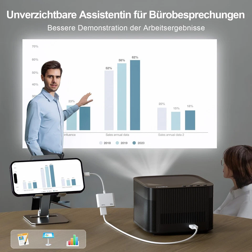 HDMI Adapter für iPhone iPad 1080P auf HDMI Digital AV Adapter für iPhone Vid... - Bild 4 von 4