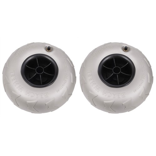 9 inch 2x Beach Cart Wheels Inflatable Wheels Replacement Balloon Beach Tire NEW - Picture 8 of 12