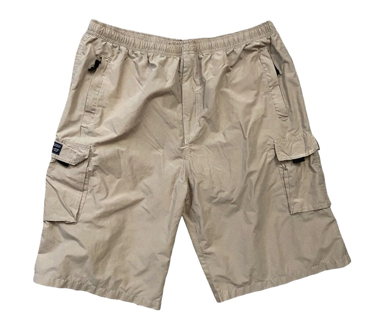 Мужские шорты Abercrombie & Fitch полиэстер однотонные