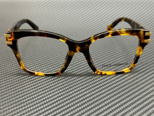 DOLCE & GABBANA DG3419 3330 Occhiali da vista donna avana giallo 54 mm - Foto 2 di 5