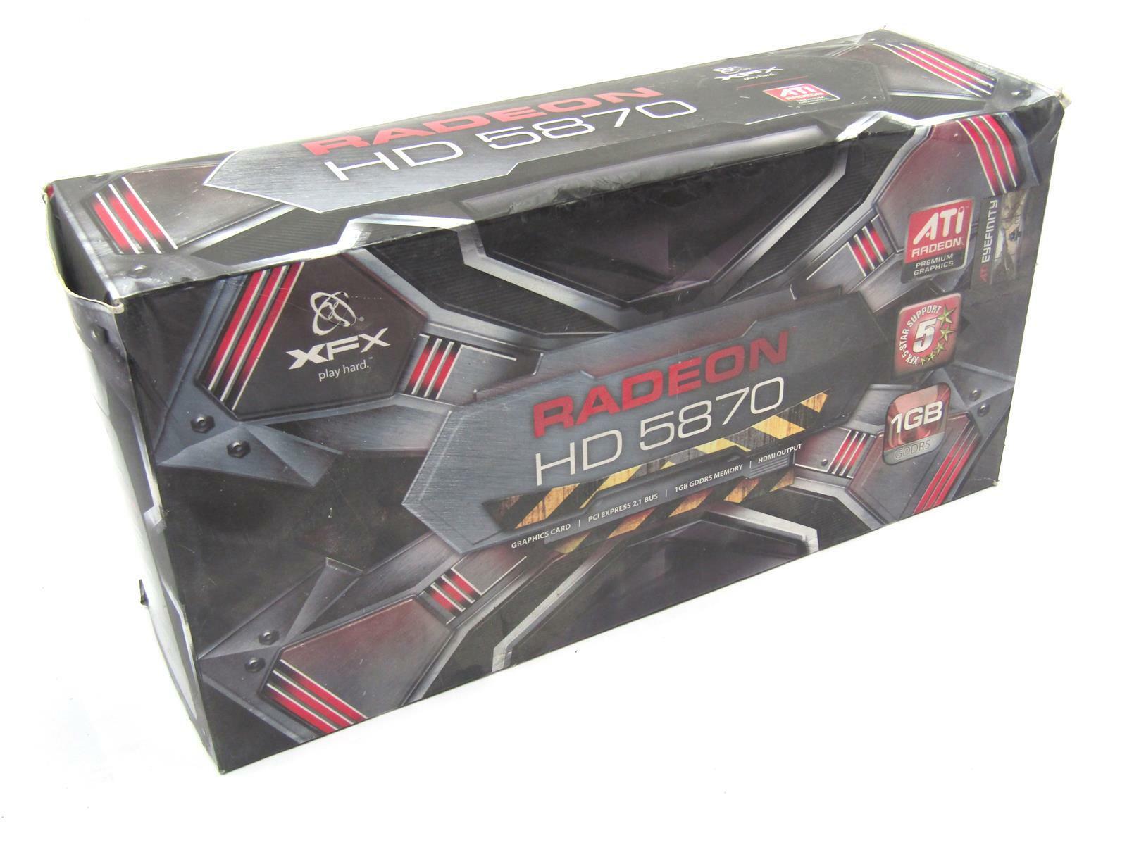 XFX Radeon HD 5870 PCIe X16 2.0 256-Bit Graphics Card | 1GB GDDR5 1200MHz