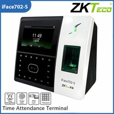 ZKTeco iFace702-S Face Fingerprint Time Clock...