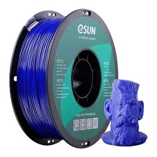eSUN 3D 1.75mm Solid Blue PETG 3D Printer Filament 1KG Spool (2.2lbs), Dimens...