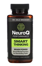 NeuroQ Perfomance Smart Thinking Brain Power 60 Veg Capsules Life Seasons