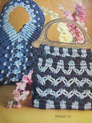 Women's Handmade Macrame Multi design or color Hand Bags & purse.