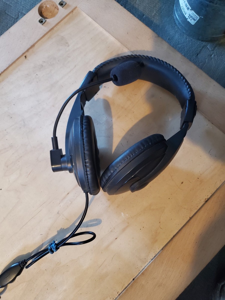 U Youse Black Gaming Headset Xbox 360 Plug in