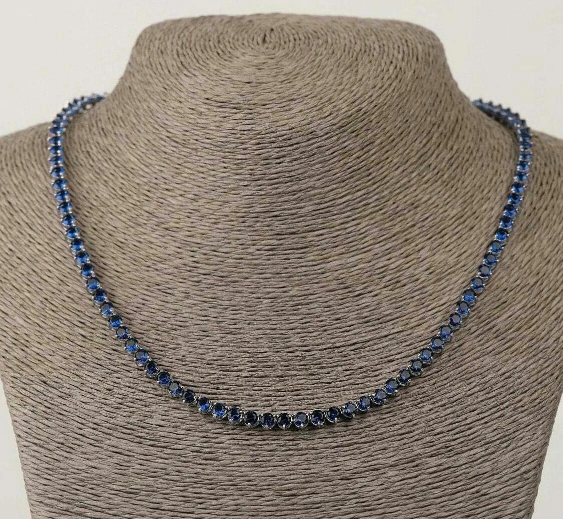 Tanzanite 2024 tennis necklace