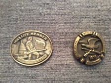 Jadco NRA Life Member Brass Belt Buckle.      Baron buckle 1871 NRA 1978 