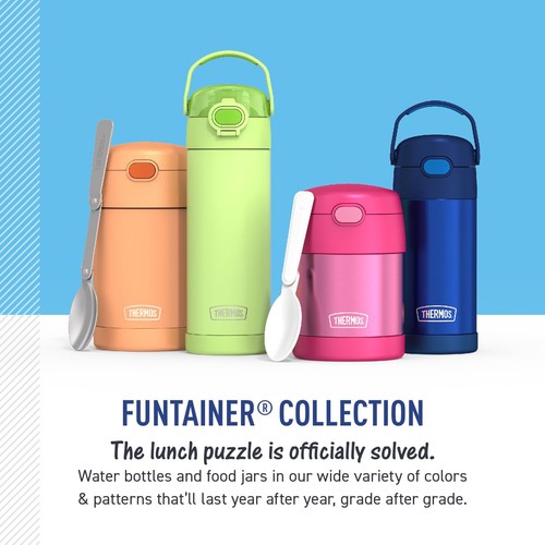 THERMOS FUNTAINER 12oz Frozen 2 Water Bottle – Insulated, Spill-Proof & Kid - Picture 6 of 7