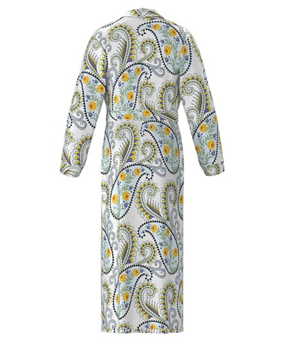 Accappatoio uomo pesante 30 mm 100% seta di gelso seta pigiama S M L XL - Foto 2 di 2