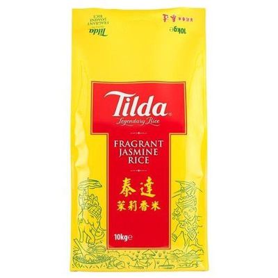 TILDA THAI HOM MALI FRAGRANT JASMINE RICE 10kg - SVL Foods TILDA THAI HOM MALI FRAGRANT JASMINE RICE 10kg - SVL Foods