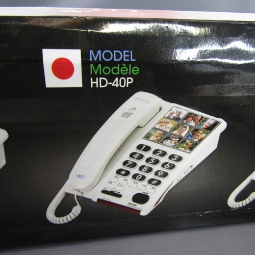 Serene Innovations HD-40P High Definition Amplified Photo Phone Telephone - Zdjęcie 7 z 7
