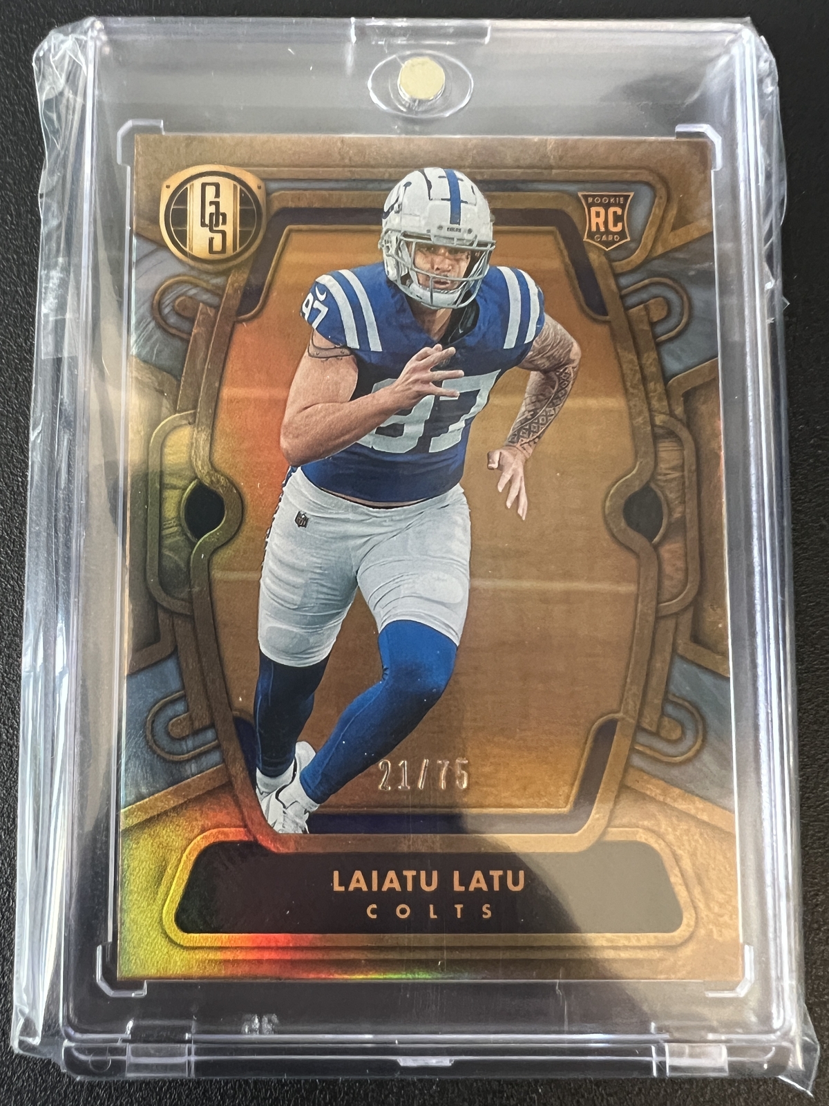 Laiatu Latu 2024 Panini Gold Standard #115 Platinum /75 Rookie